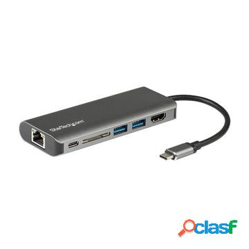 Adattatore usb-c multiporta con hdmi - lettore sd - 2xa 1xc