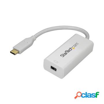 Adattatore video usb-c a mini displayport - 4k 60hz - bianco