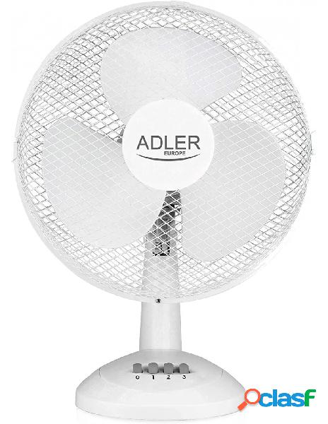 Adler - ventilatore da tavolo adler ad 7303 70w bianco