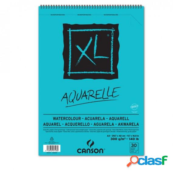 Album XL Aquarelle - A3 - 300gr - 30 fogli - Canson