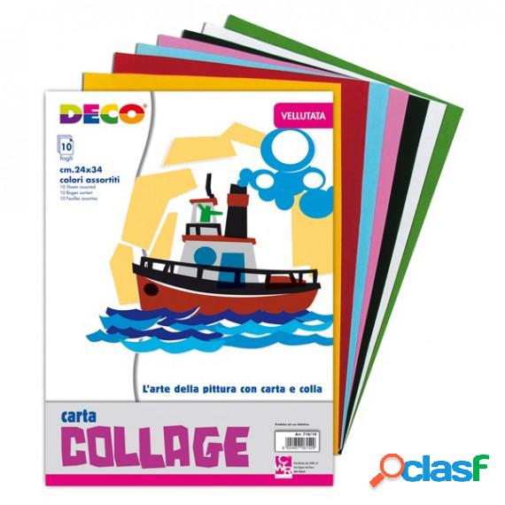 Album collage 710/10 - 24x34cm - 10fg - carta velluto -