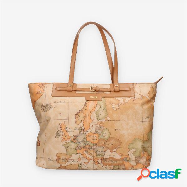 Alviero Martini Prima Classe Shopping in tessuto Soft Geo