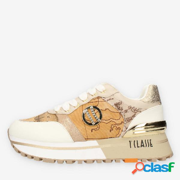 Alviero Martini Prima Classe Sneakers da donna bianche,