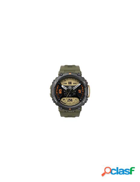 Amazfit t-rex 2 3,53 cm (1.39") amoled 47 mm nero, verde gps