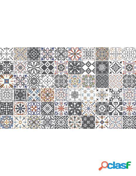 Ambience stickers - set di 60 adesivi murali mosaico thazia
