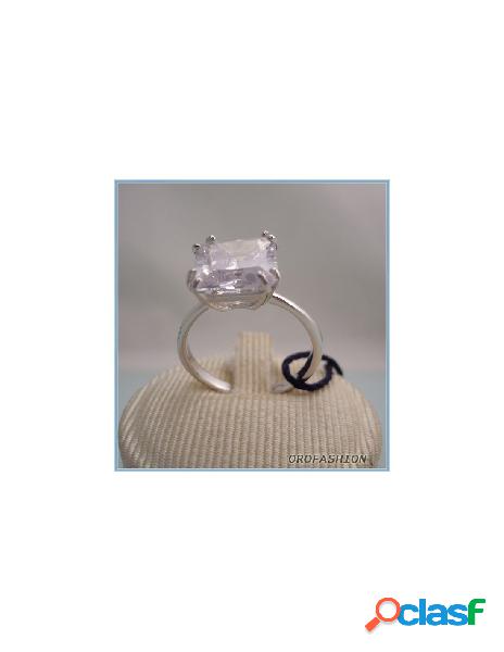 Anello BLISS in argento con diamante e cubic zirconia -