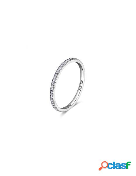 Anello ROSATO STORIE in argento RZA029A Mis. 12