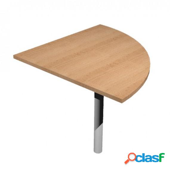 Angolare Minerva - 90 gradi - 80x80 cm - gamba di supporto