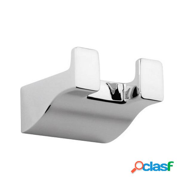 Appendiabiti doppio a parete Gedy Glamour in ottone cromato