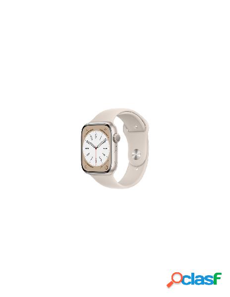 Apple watch series 8 gps 45mm cassa in alluminio color