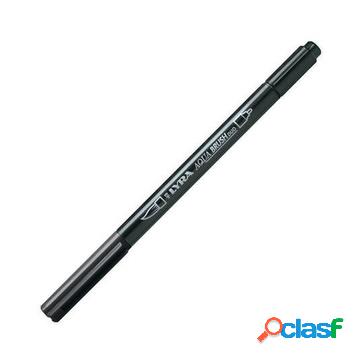 Aqua brush duo marcatore fine/extra grassetto grigio 1