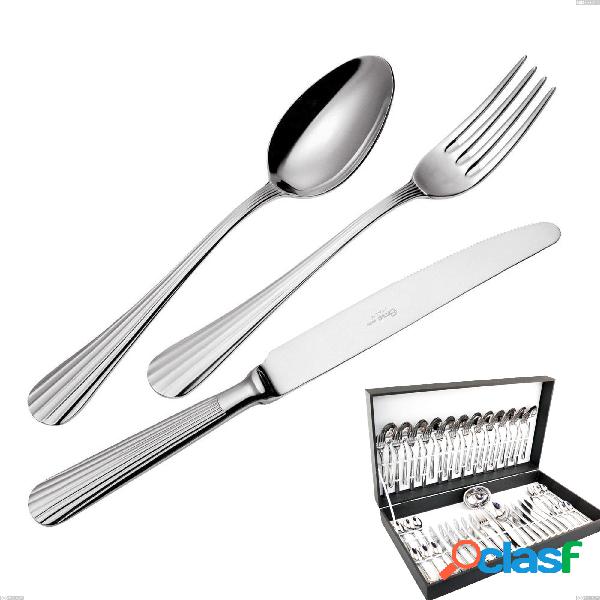 Astuccio 51 pezzi coltello manico vuoto Eden, inox 18.10