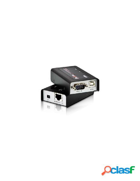 Aten - estensore kvm mini usb vga fino a 100m, ce100
