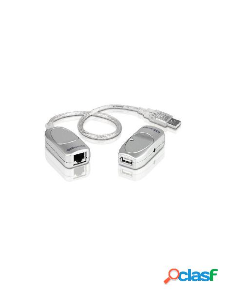 Aten - extender usb su cavo di rete rj45 cat.5/5e/6 fino a