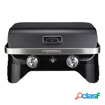 Attitude 2100 lx 5000 w barbecue gas da tavolo nero, acciaio