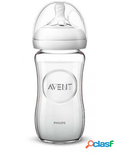 Avent - Biberon 240 Ml Natural Neutro Vetro Avent