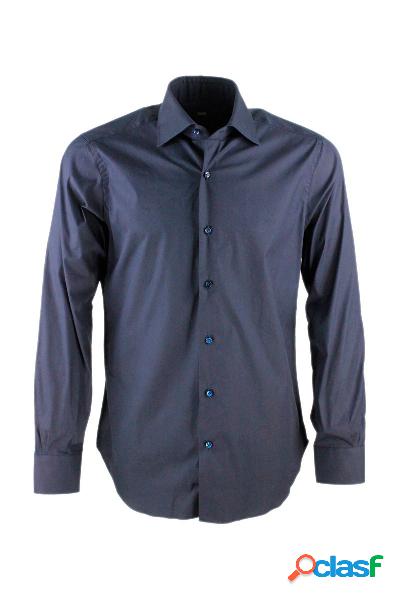 BARBA CAMICIA UOMO I1U47P01PZ2710 COTONE BLU