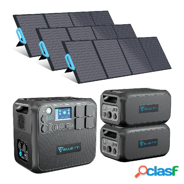 BLUETTI AC200MAX + 2*B230 + 3*PV200 Kit Generatore Solare