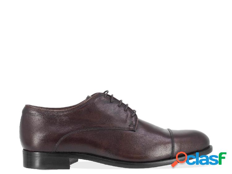 BOTTI 1913 STRINGATE UOMO 08070BROWN PELLE MARRONE