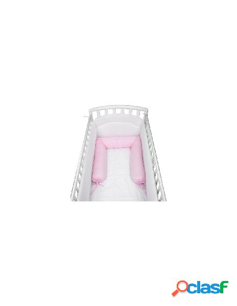 Baby idea - riduttore lettino baby idea 5851 a cilindro rosa