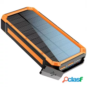 Banca di Energia Solare Lippa 20000mAh - PD 18W - Nero