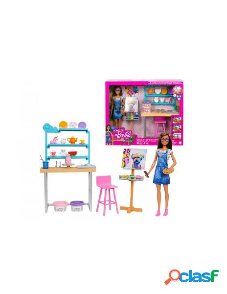 Barbie - barbie playset studio creativo con bambola