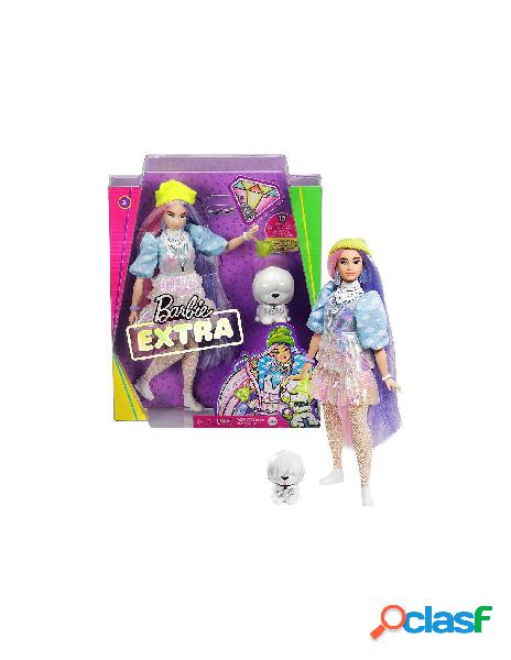 Barbie extra capelli rosa/viola