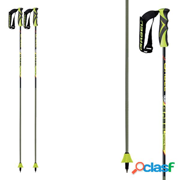 Bastoni da sci Gabel GS Carbon Race (Colore: nero giallo,