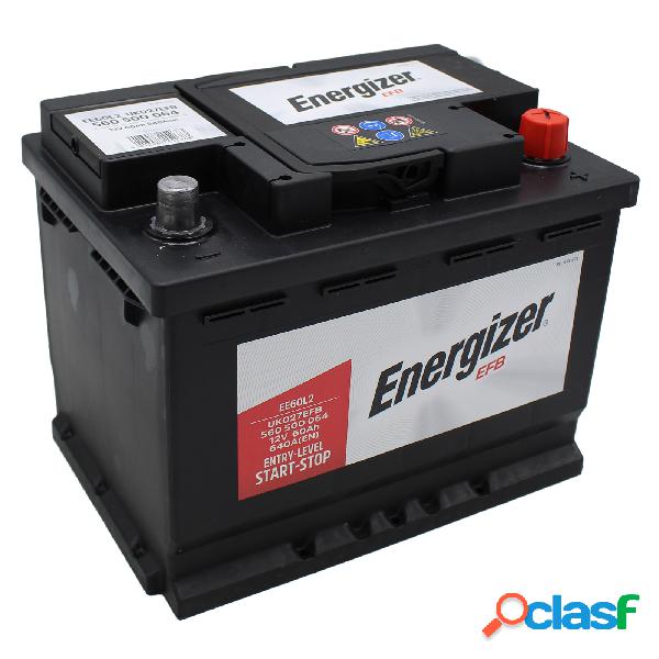 Batteria auto Energizer 60Ah EFB 640A 12v Start&Stop