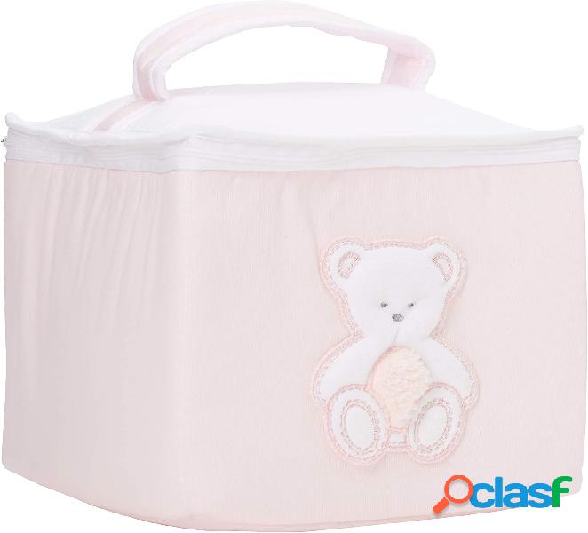 Beauty Case Tessile RETTANGOL.ARE Italbaby Peluche Rosa