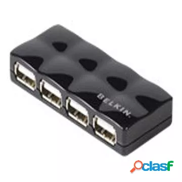 Belkin Hi-Speed USB 2.0 Hub mobile a 4 porte Hub 4 porte USB