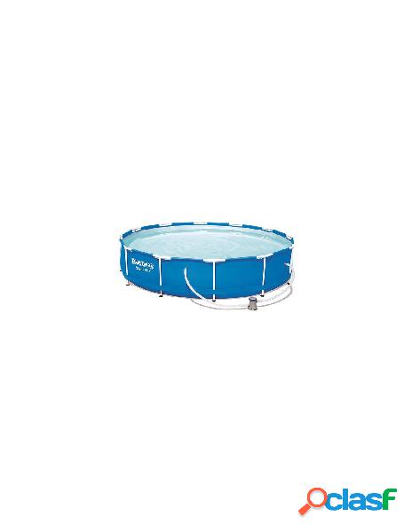 Bestway - piscina bestway 56681 steel pro con pompa blu
