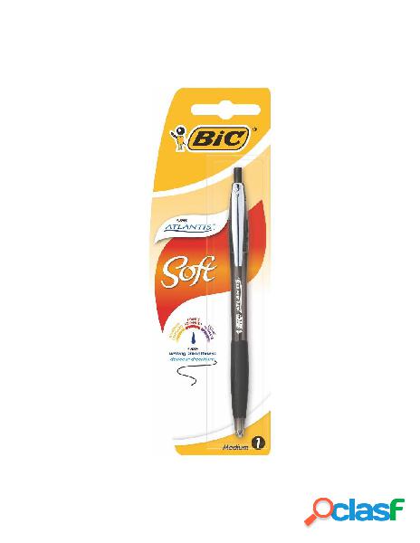 Bic - penna sfera bic 8031256 atlantis soft nero