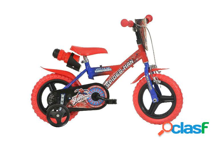 Bicicletta 12" Dino Bikes Spiderman Rosso/Blu