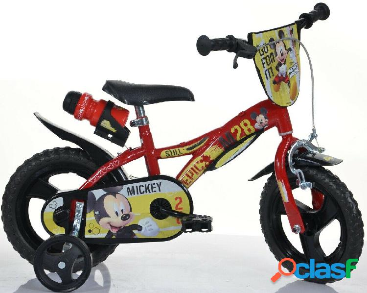 Bicicletta 14" Dino Bikes Mickey Mouse Rosso
