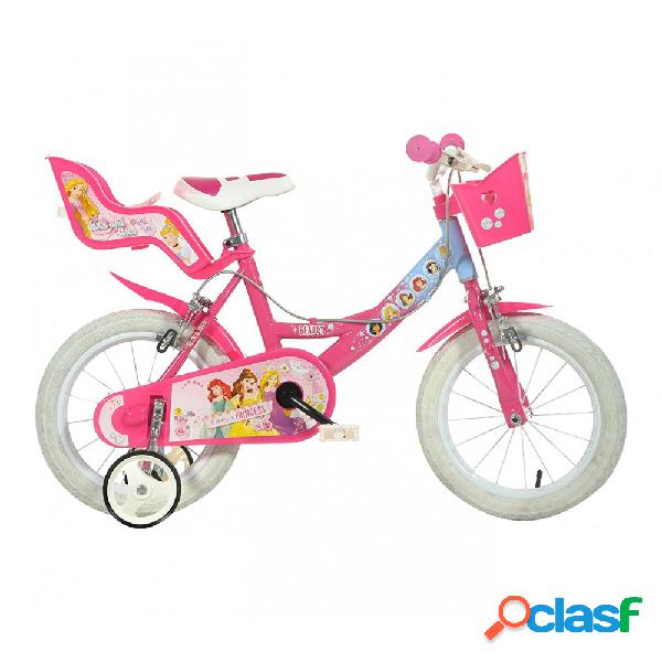 Bicicletta 16" Dino Bikes Princess Rosa