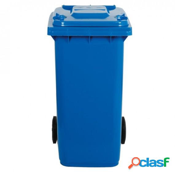 Bidone carrellato - 48x55x93 cm - 120 L - blu - Mobil