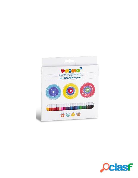 Blister 24 pastelli a matita minabella diametro 3,8mm -