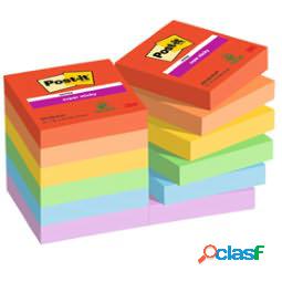 Blocco Post it Super Sticky - 622-12SS-PLAY - 47,6 x 47,6 mm