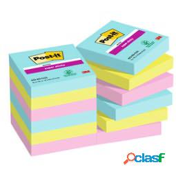 Blocco Post it Super Sticky - 655-6SS-PLAY - 47,6 x 47,6 mm