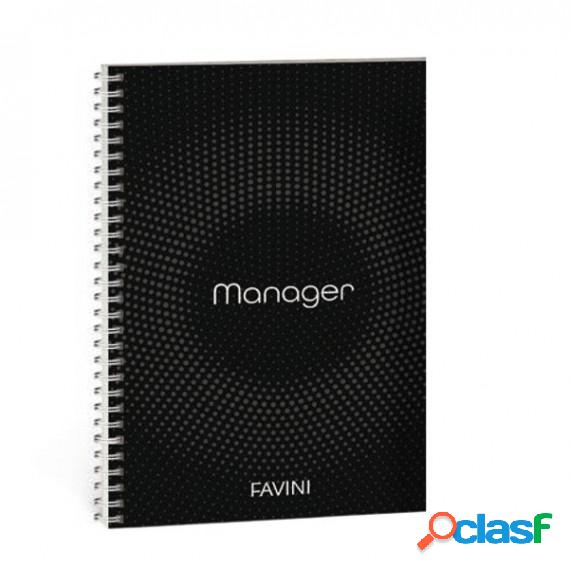 Blocco Spiral Manager 4 fori - microperforato - 23 x 29,7cm