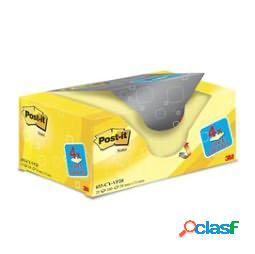 Blocco foglietti Post it - 653CY-VP20 - 38 x 51 mm - 72 gr -