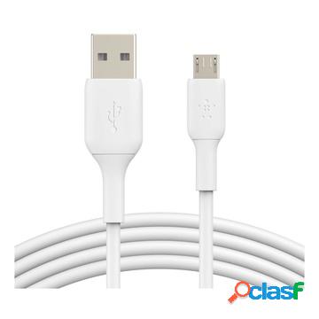 Boost charge cavo usb 1 m usb a micro-usb b bianco