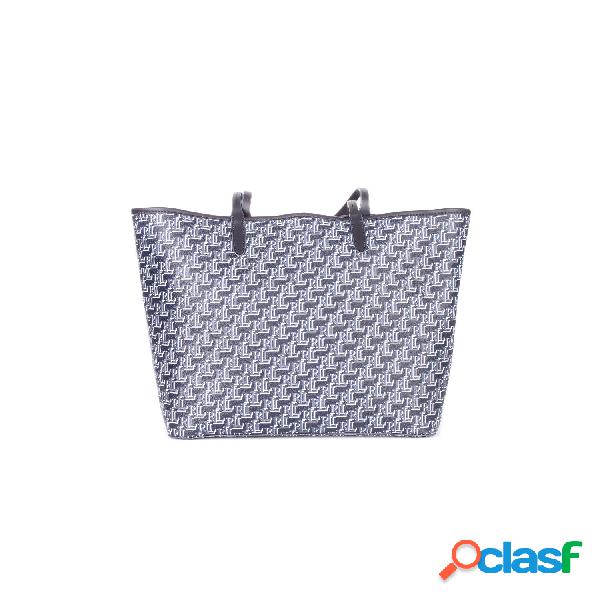 Borsa Donna RALPH LAUREN Navy Collins 36 tote large