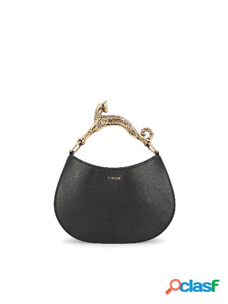 Borsa Hobo Cat SM in Pelle di Agnello