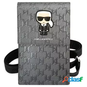 Borsa a Tracolla Karl Lagerfeld Monogram Ikonik per