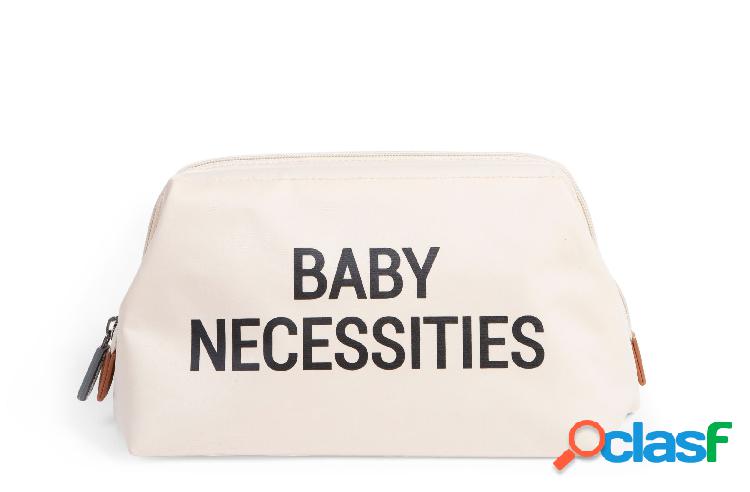 Borsa da Toilette Childhome Baby Necessities Bianco Nero