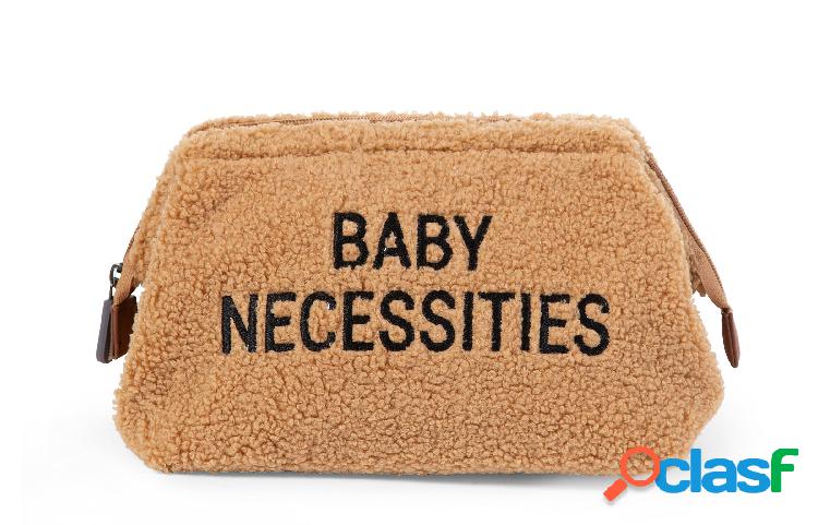 Borsa da Toilette Childhome Baby Necessities Teddy Beige
