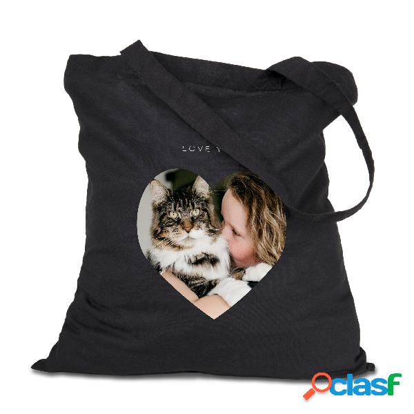 Borsa in Cotone - Nero - 3 borse