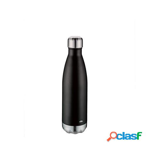 Bottiglia Termica Elegante, Nero Opaco Inox L0,5